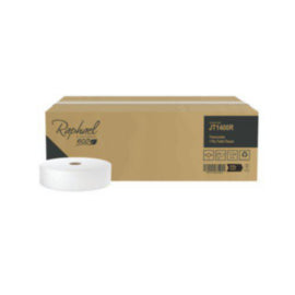 Raphael Twin Jumbo Wc Roll 400M Pk12 – cleaning & hygiene supplies
