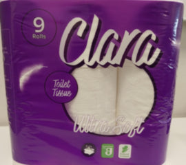 Clara Ultra Soft Toilet Tissue White Roll – toilet tissue & rolls