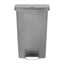 Rubbermaid Slim Jim Front Step-On Pedal Bin Grey 50Ltr – waste bins & containers