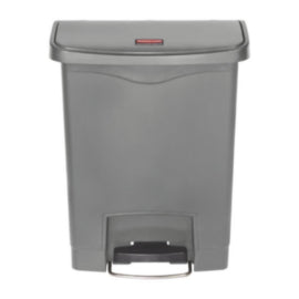 Rubbermaid Slim Jim Front Step-On Pedal Bin Grey 30Ltr – waste bins & containers