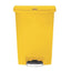 Rubbermaid Slim Jim Front Step-On Pedal Bin Yellow 90Ltr – waste bins & containers