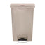 Rubbermaid Slim Jim Step-On Pedal Bin Beige 50Ltr – waste bins & containers