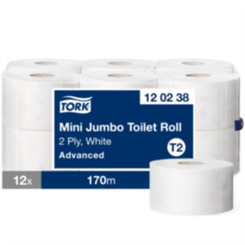 Tork Mini Jumbo Toilet Roll Advanced – toilet tissue & rolls