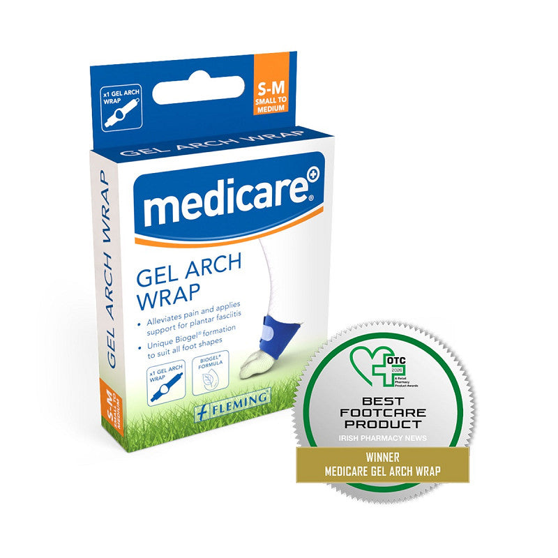 Medicare gel arch wrap small medium – Biogel plantar fasciitis and arch support wrap