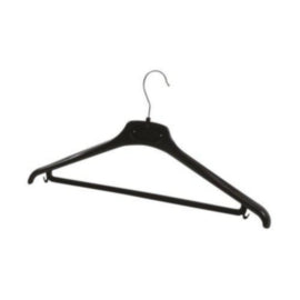 Alba Coat Hanger 450x22x60mm Plastic Black – cleaning & hygiene supplies