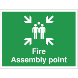 Fire Assembly Point Sign – cleaning & hygiene supplies