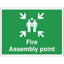 Fire Assembly Point Sign – cleaning & hygiene supplies