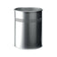Durable Metal Waste Bin 15 Litre Silver – waste bins & containers