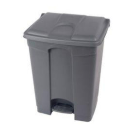 Probbax Rectangular Pedal Polypropylene Grey Bin 70L – cleaning & hygiene supplies