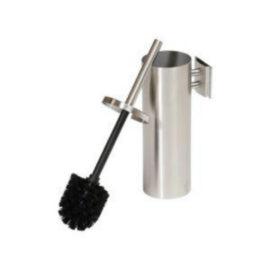 Probbax Satin Stainless Steel Wall Mounted Toilet Brush – brushes & scrubbing tools