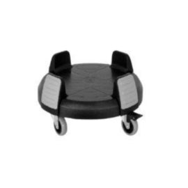 Probbax Round Dolly for 120ltr and 85ltr round containers 4 wheels – cleaning & hygiene supplies