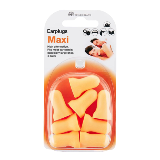 Swedsafe Maxi Foam Earplugs - product photo