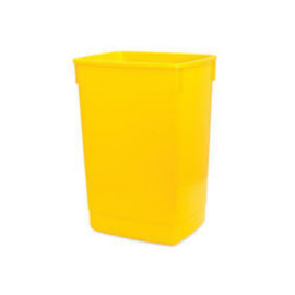 Addis 60 Litre Flip Top Bin Base Yellow – cleaning & hygiene supplies