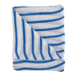 Hygiene Dsh Cloth 16X12 Blu/White Pk10 – cloths, scourers & dusters