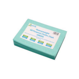 2Work Heavyweight All Purpose Cloth 500x350mm Green – cloths, scourers & dusters