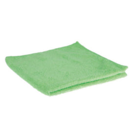 Jantex Microfibre Cloths Green Pack of 5 – cloths, scourers & dusters