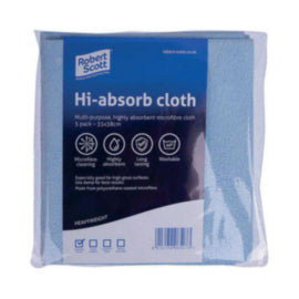 Robert Scott Hi-Absorb Microfibre Cloth Blue – cloths, scourers & dusters