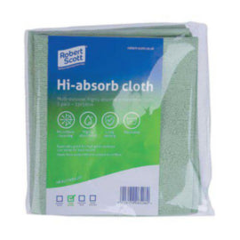 Robert Scott Hi-Absorb Microfibre Cloth Green – cloths, scourers & dusters