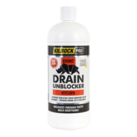 KilrockPRO Rhino Kitchen Drain Unblocker 1Ltr – cleaning & hygiene supplies