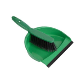 Jantex Soft Dustpan and Brush Set Green – mops, brooms & cleaning tools