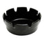 Beaumont Black Bakelite Crown Style Ashtray Single 101mm – cleaning & hygiene supplies