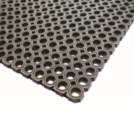 Black Rubber Kitchen Mat 100x150x2.3cm – cleaning & hygiene supplies