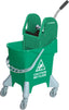 30ltr Mopping System C/w Wringer Green – mops, brooms & cleaning tools