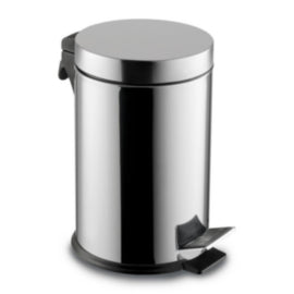 12ltr Stainless Steel Pedal Operated Bin – cleaning & hygiene supplies