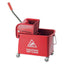 Mobile Mop Bucket/Wringer 20L Red – mops, brooms & cleaning tools