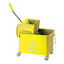 Mobile Mop Bucket/Wringer 20L Yellow – mops, brooms & cleaning tools