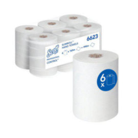Scott Control 1-Ply Hand Towel Rolls White F4 – hand towels & centrefeed rolls