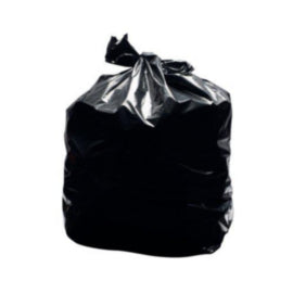 2Work Light Duty Refuse Sack LPDE Black 457x725x950mm – bin liners & refuse sacks