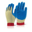 Beeswift Reinforced Latex Gloves 1Pr Blue XL – gloves & hand protection