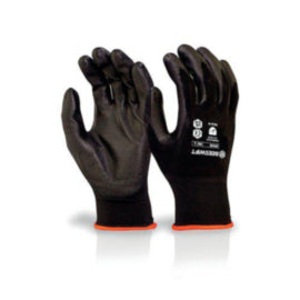 Beeswift PU Coated Gloves Black XL – gloves & hand protection