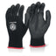 Beeswift PU Coated Gloves Black Large – gloves & hand protection