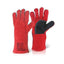 Beeswift Welders Gauntlet with Reinforced Palm 14 Inch Red – cleaning & hygiene supplies