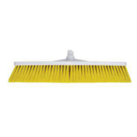 SYR Hard Push Broom Yellow 50cm 19.5in – mops, brooms & cleaning tools