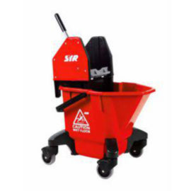 SYR Kentucky Mop Bucket And Wringer 25Ltr Red – mops, brooms & cleaning tools
