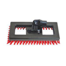 SYR Swivel Deck Brush Black W/Red Bristles – brushes & scrubbing tools