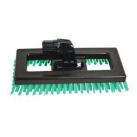 SYR Swivel Deck Brush Black w/Green Bristles – brushes & scrubbing tools