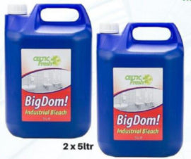 Big Dom Thick Bleach 2x5ltr – bleach & toilet cleaners