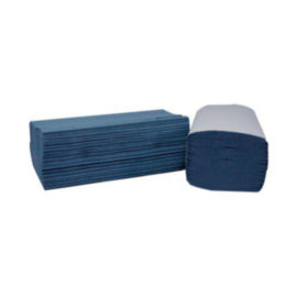 2Work V-Fold Hand Towels 1-Ply 190x250mm Sheet Size Blue – hand towels & centrefeed rolls