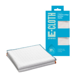 E-Cloth 2 Wash & Wipe Kitchen Cloths (Twin) – cleaning & sanitising wipes