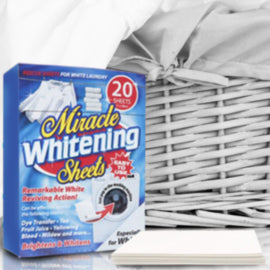 20 Sheets Of Miracle White Clothes Booster Pvo Coated Box – cloths, scourers & dusters