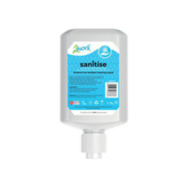 2Work Sanitise Foam Rub Liquid Alcohol-Free – cleaning & hygiene supplies