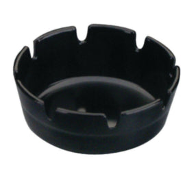 Olympia Black Melamine Ashtray – cleaning & hygiene supplies