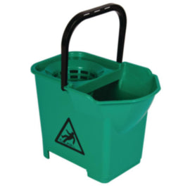 Jantex Colour Coded Mop Bucket Green – mops, brooms & cleaning tools