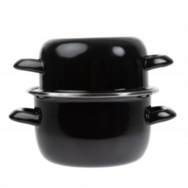 Olympia Mussel Pot Enamel Small – cleaning & hygiene supplies