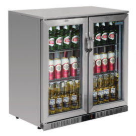 Polar G Series Back Bar Cooler With Hinged Doors Stainless Steel 208Ltr – cleaning & hygiene supplies