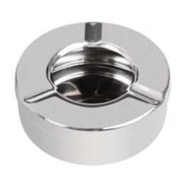Olympia Stainless Steel Windproof Ashtray 90mm Pack of 6 – cleaning & hygiene supplies